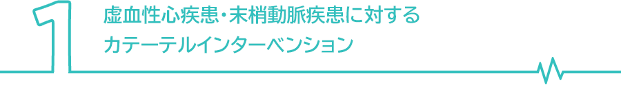 虚血性心疾患・末梢動脈疾患に対する	カテーテルインターベンション